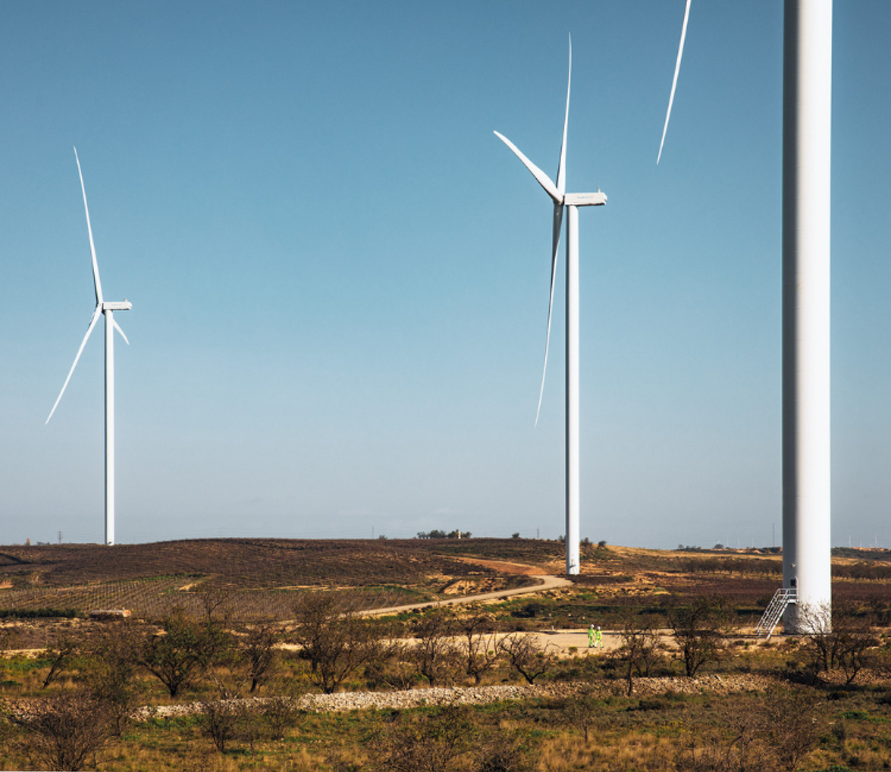 wind turbines